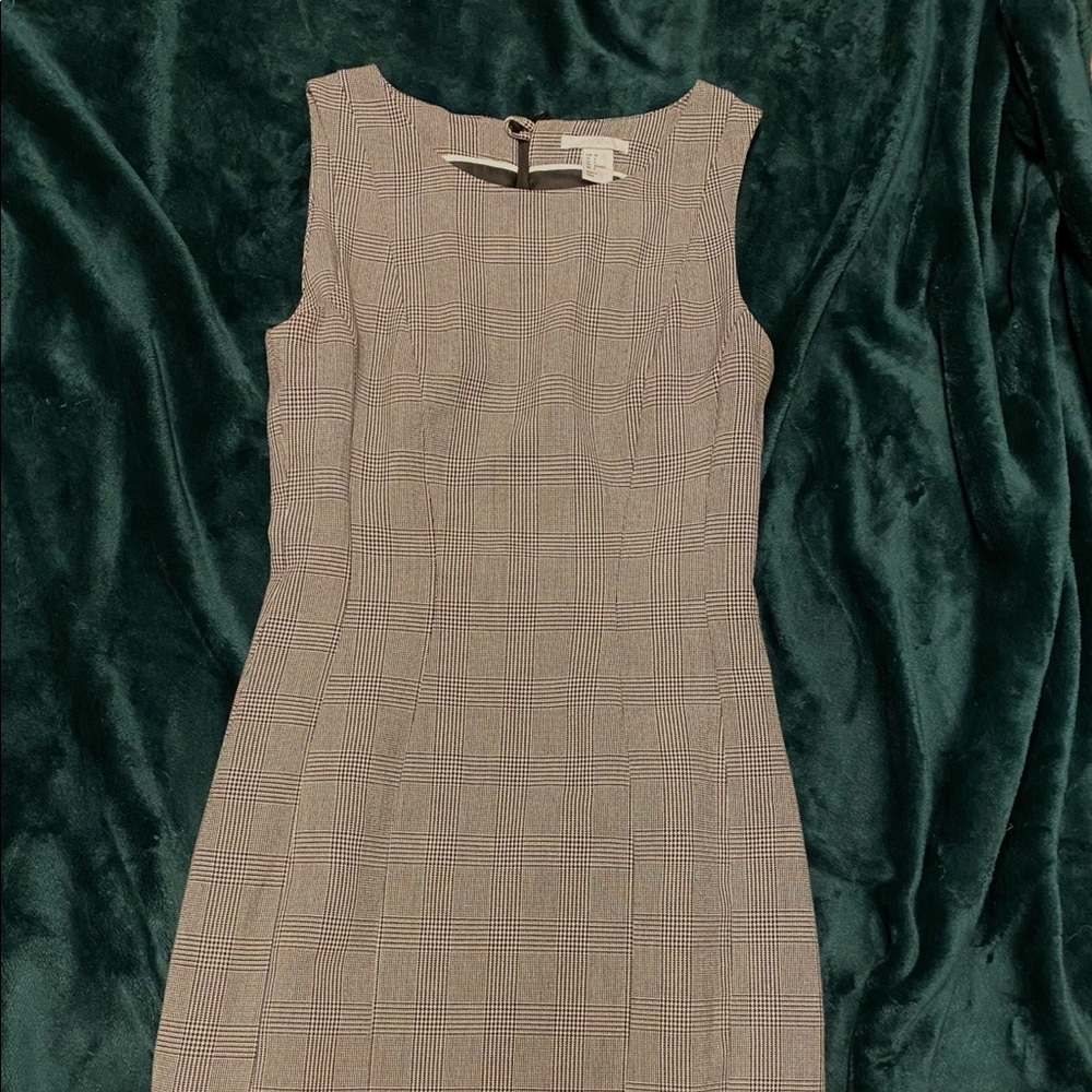 Plaid work dress